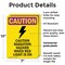 Signmission Radiation & Laser Sign, 10 in H x 7 in W, Plastic, Rectangle OS-2PACK-CR-P-710-V-10262 - alternate 4
